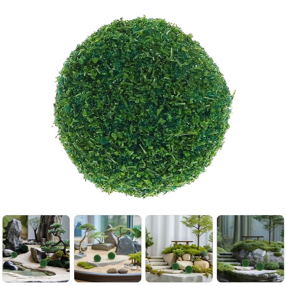 5 Pcs Artificial Green Topiary Faux Decorative Plant for Garden