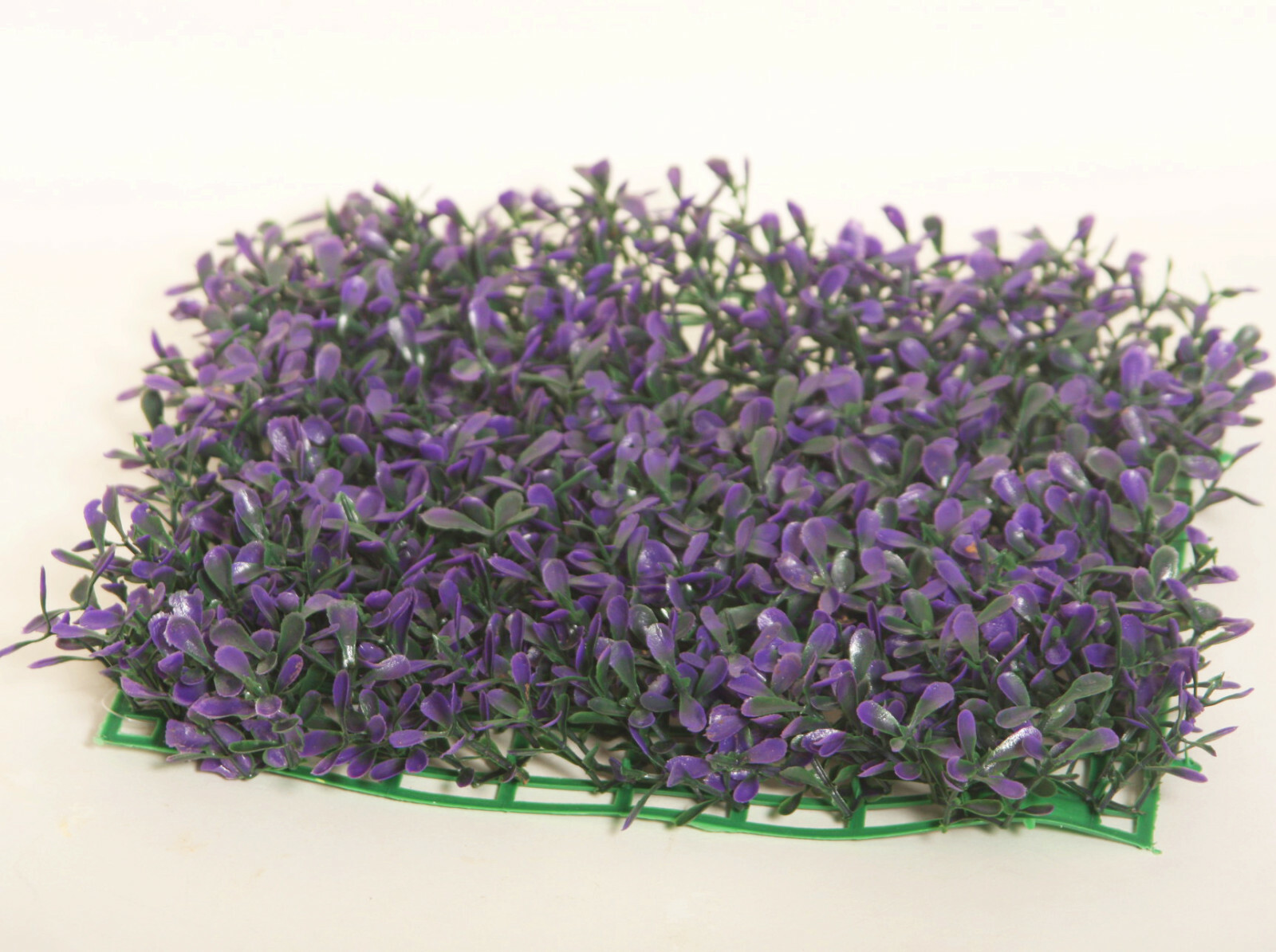 Artificial Purple Fake Flower Mat Patio Hedge Plant Grass Lawn Turf Tree Topiary