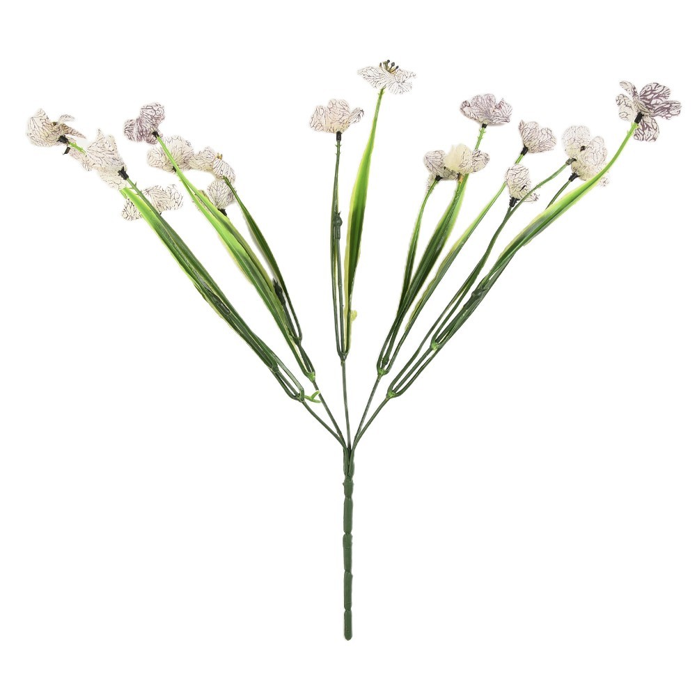 Artificial Flowers 31cm DIY Fake Flowers Garden Outdoor Plastic Plants