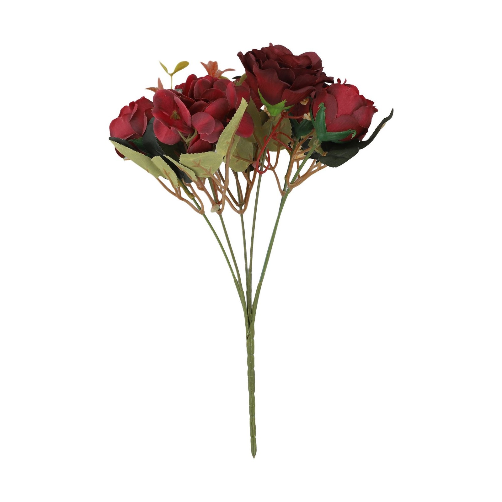 Silk Flowers Artificial Peony Bouquet for Autumn For Weddings and Decor