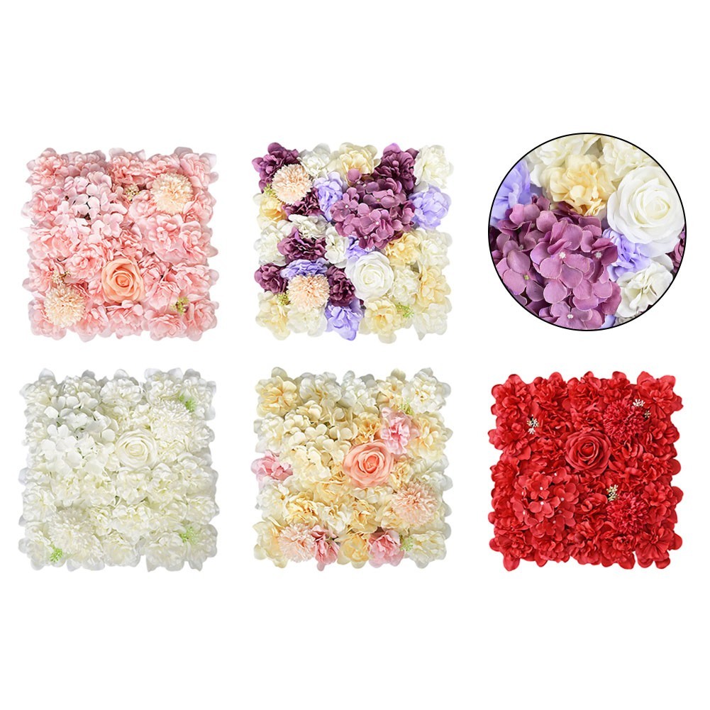 Artificial Rose Wall Floral Decoration Wedding Backdrop Indoor And Outdoor Use