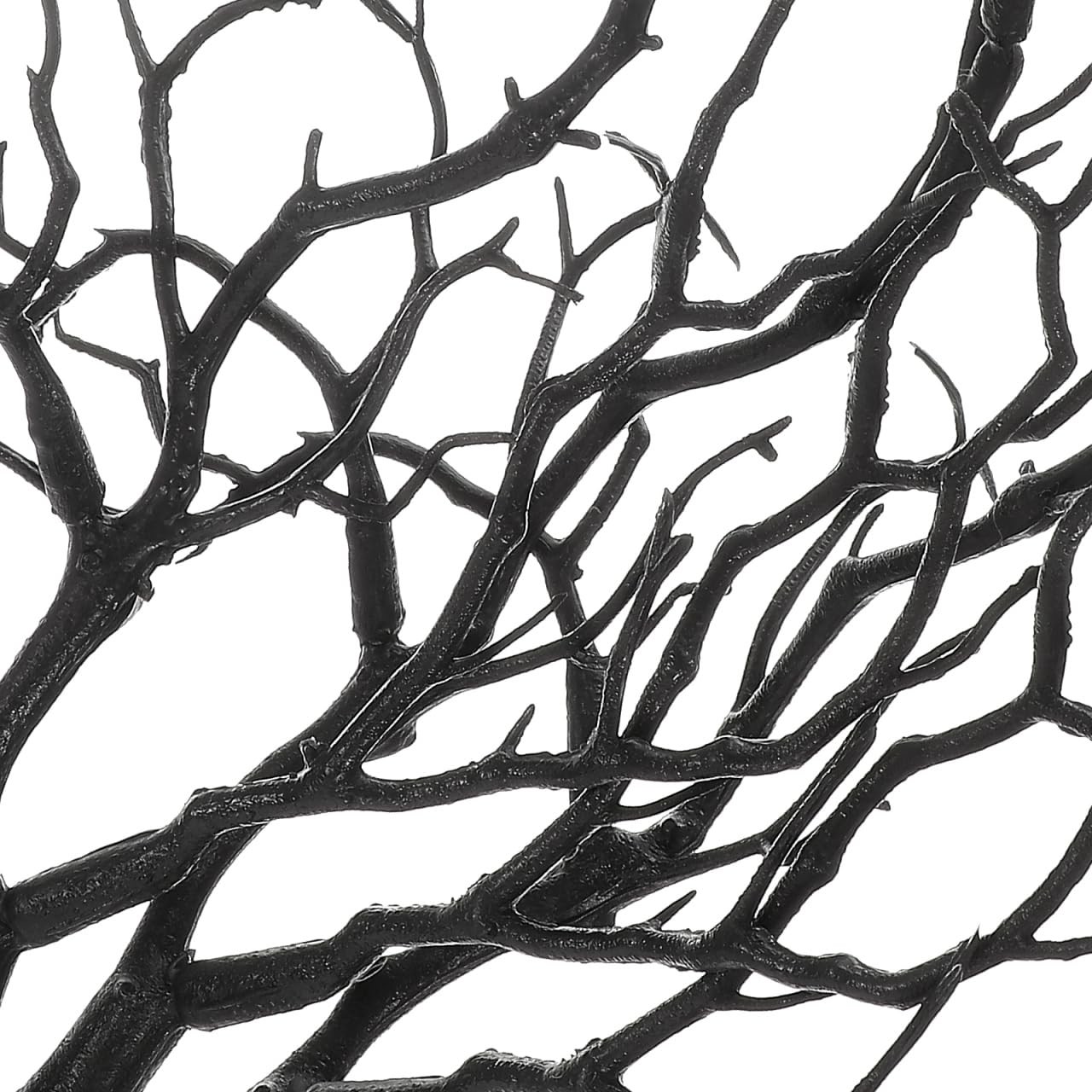 MAGICLULU Artificial Coral Branch for Headdress Black 36x17cm