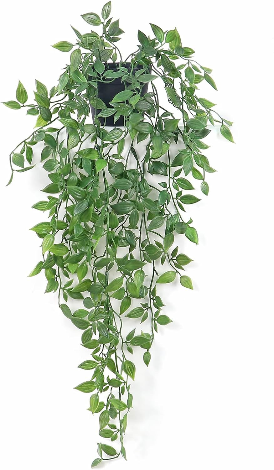 Artificial Hanging Plants,2 Pack Fake Wall Plants,Faux Mandala Vines Potted Plan