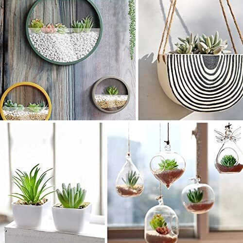 12Pcs Artificial Succulents Plants Mini Fake Unpotted Succulents for Home Office