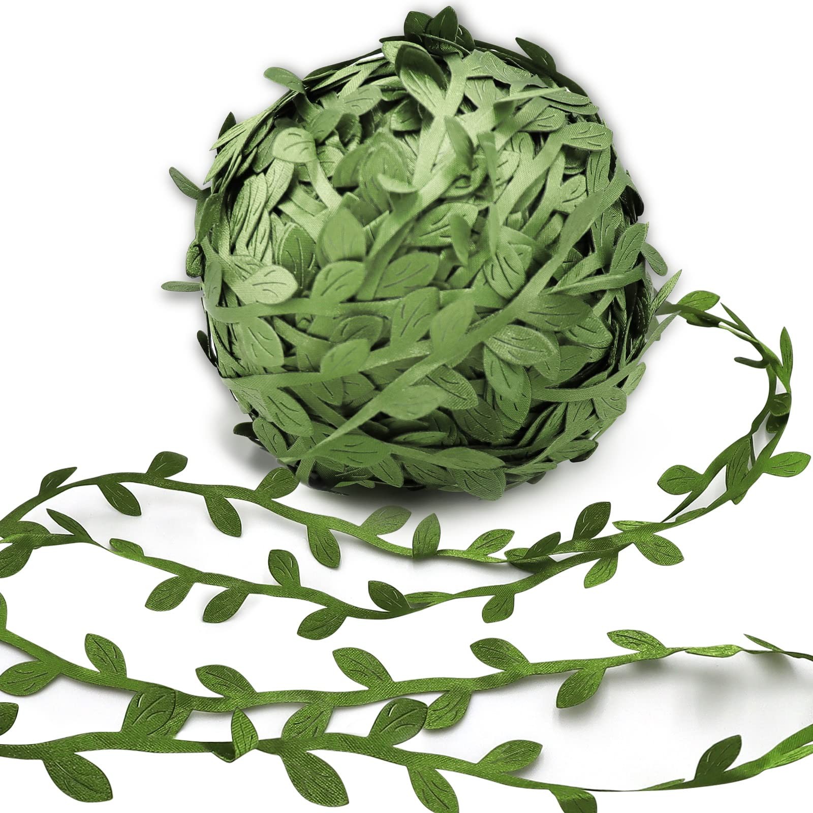 269ft Leaf Ribbon, Artificial Vines Leaf String Trim Ribbon – for Baby Shower,