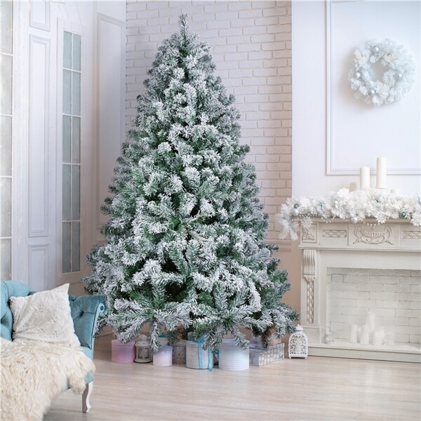 Multi Size Pre-Lit Spruce Artificial Christmas Tree with Incandescent Lights