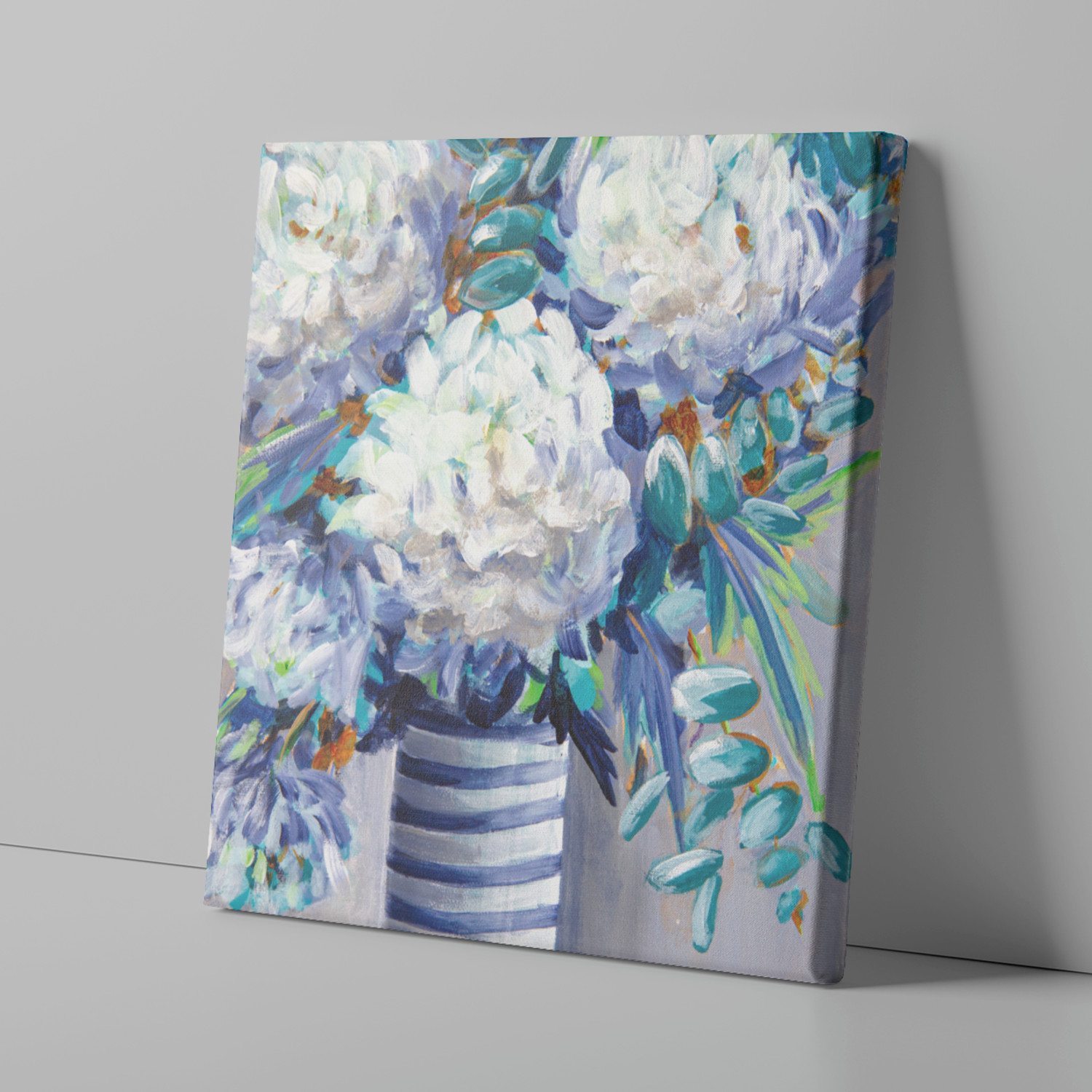 Contemporary Art Floral on canvas, original painting direct from artist