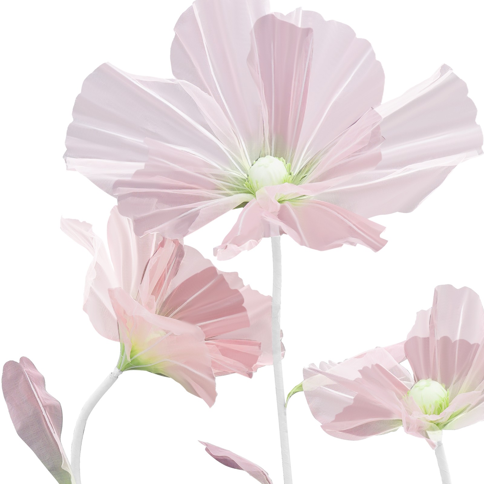 Giant Artificial Flower Decoration for Wedding Background, Artificial Flowers