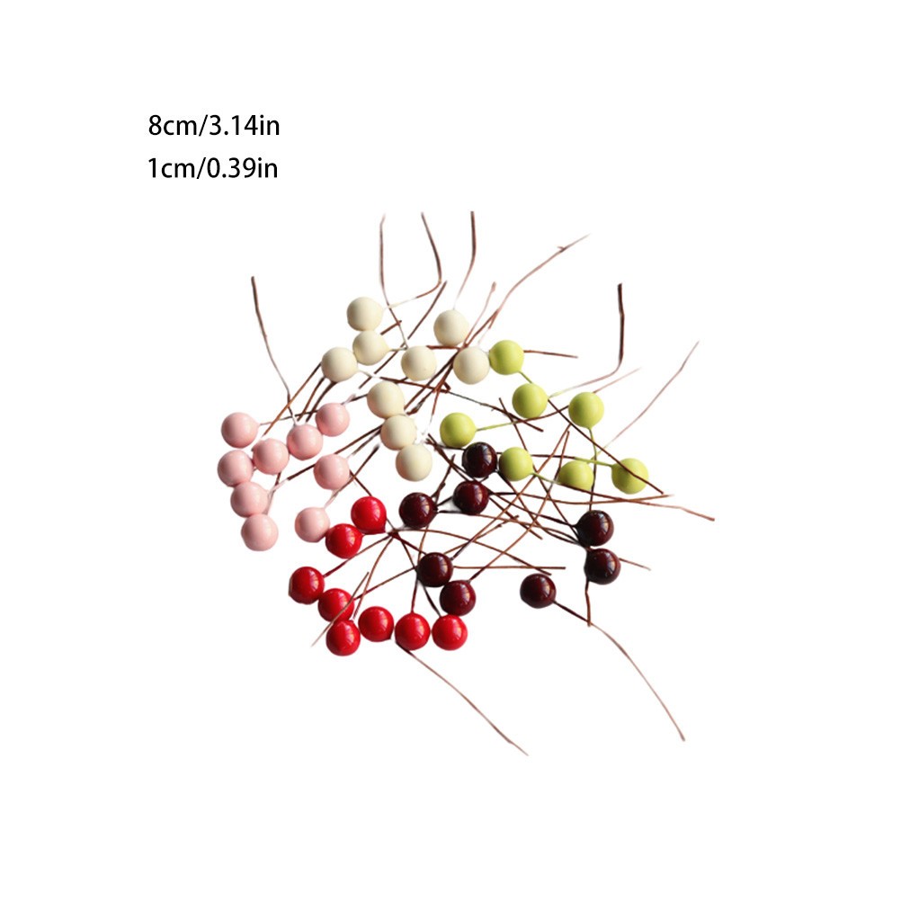 140Pcs Reusable Berries Decoration Assorted Color for Home Gift Box and Wedding