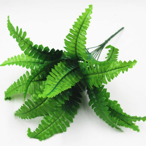 Hot Sale Green Plant Silk Leaf Foam Fake Artificial Foliage Flowers Home Decor