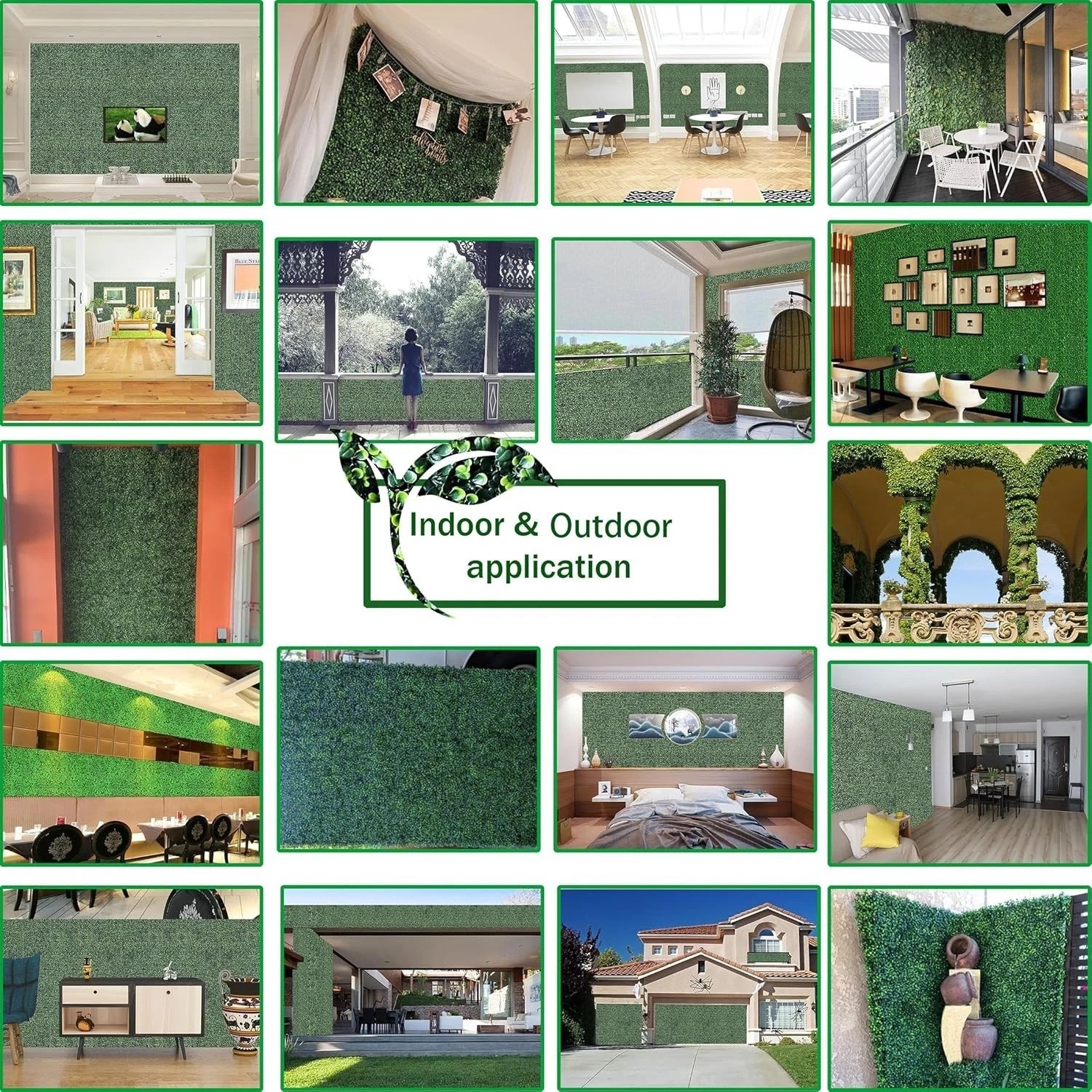 Weather-Resistant Faux Ivy Boxwood Roll – A 3D Decorative Privacy Solution