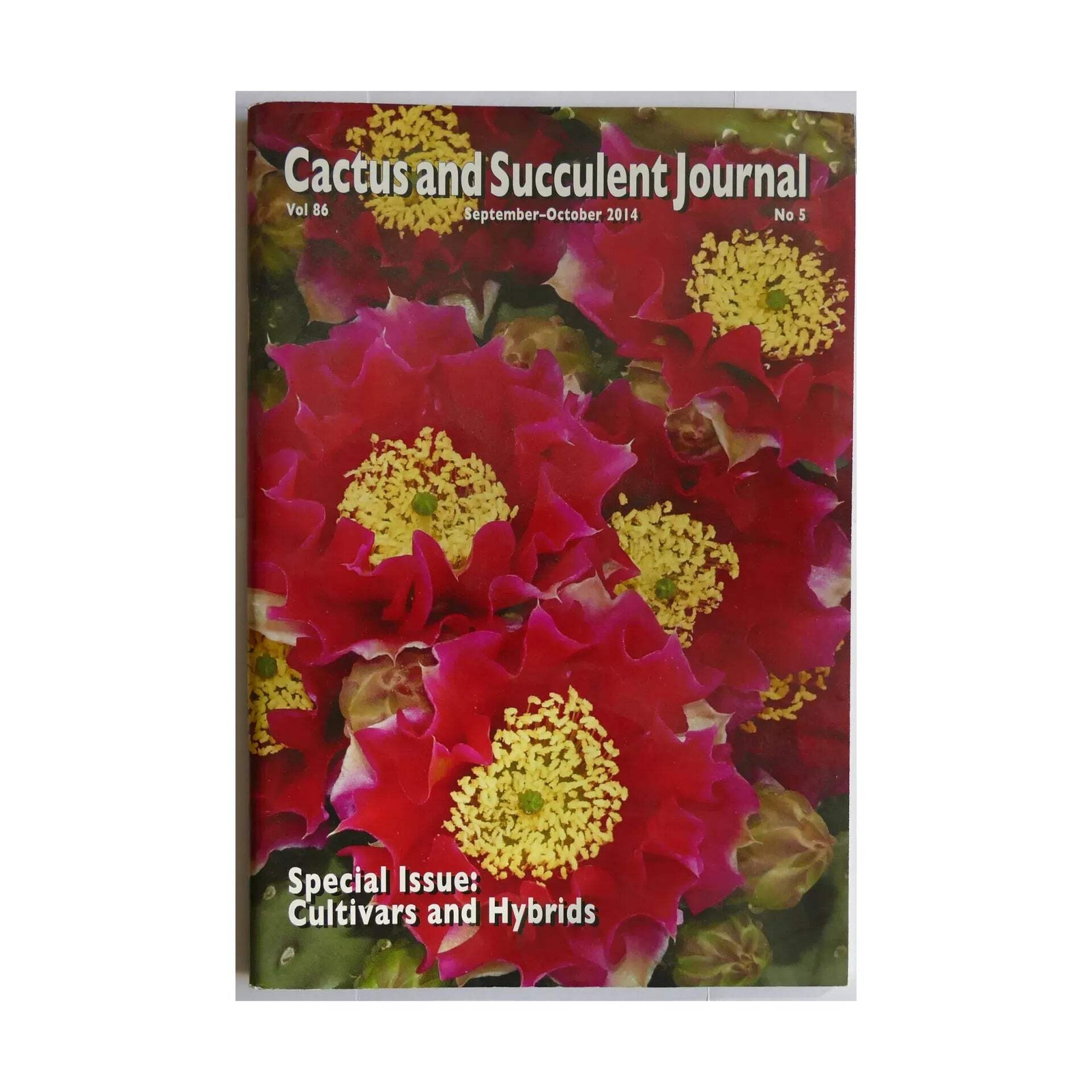 Cactus and Succulent Journal No.5 Vol 86 September-October –