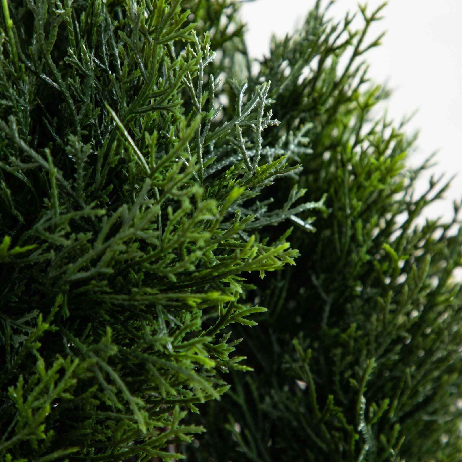 4’ Artificial Cedar Cypress Spiral Topiary Tree in Planter UV (Indoor/Outdoor).