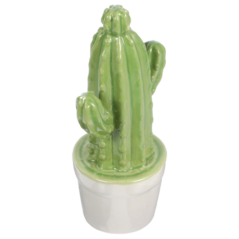 Artificial Small Ceramic Cactus Plant Fake Bonsai Ornament For Office Home