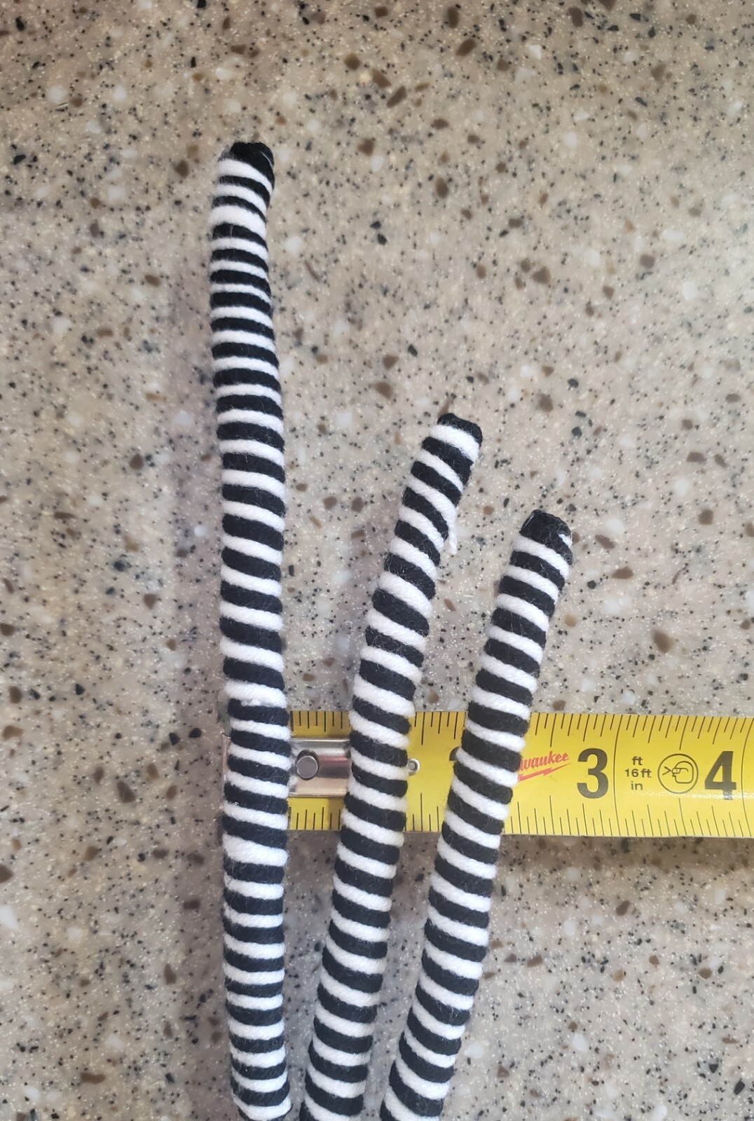 Elegant Flexible Black & White Floral Picks
