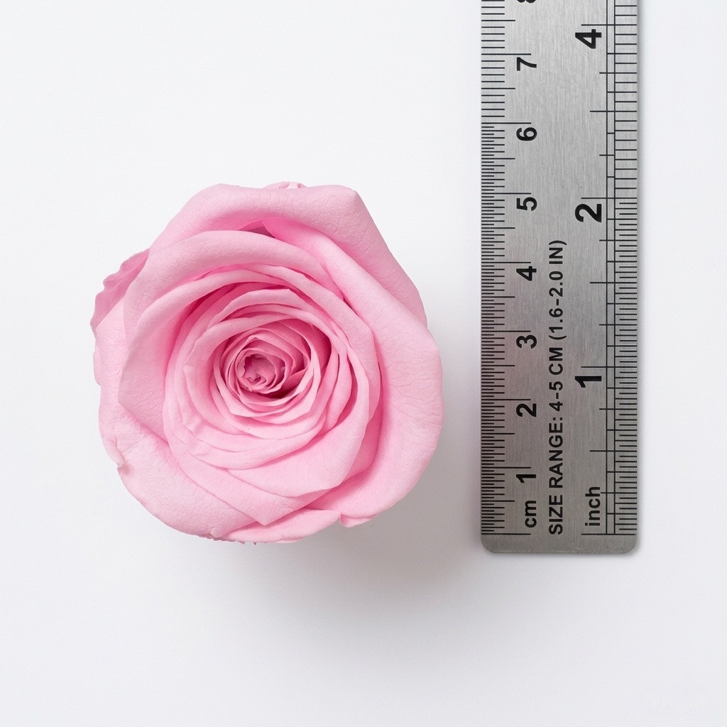 8 Preserved Rose Eternal Roses Heads Bulk Pink for her Gift Wedding Valentine