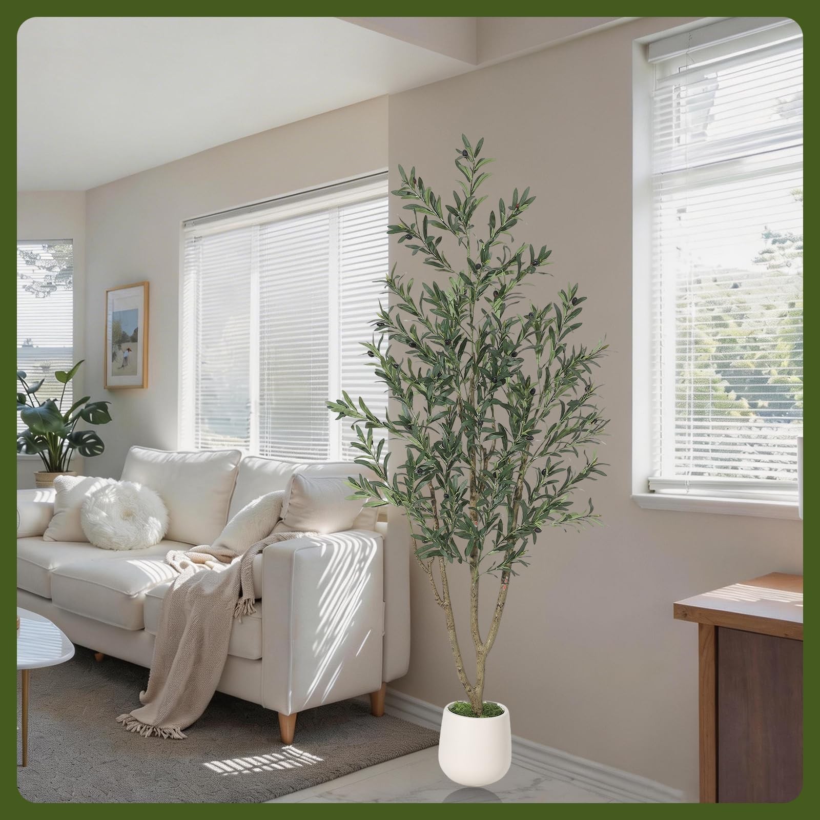 Olive Trees Artificial Indoor 6 ft Faux Olive Tree Artificial Plants Natural