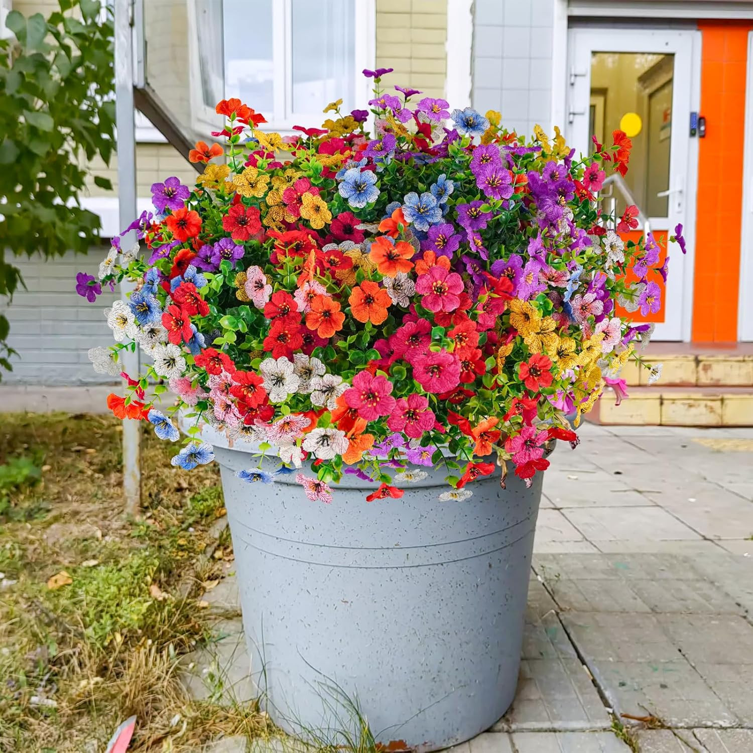 72 UV Resistant Artificial Flowers for Home, Garden, Wedding & Holiday Decor