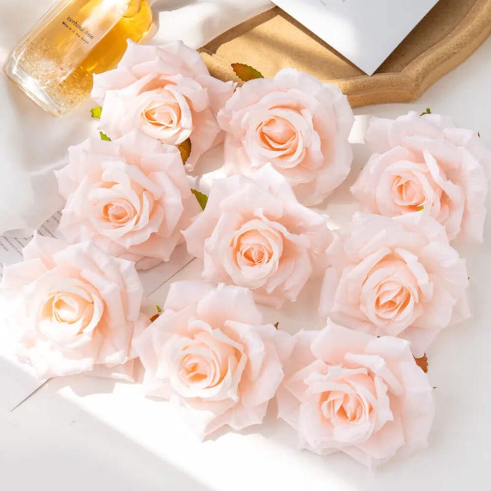 100PC 10CM Artificial Garden Roses