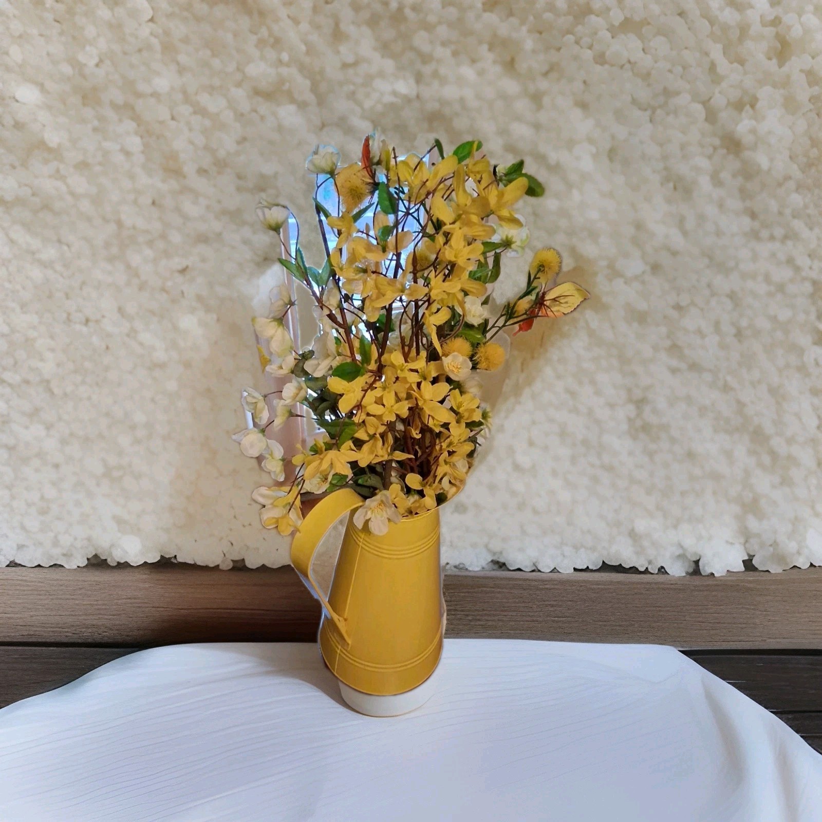 Wildflowers, in an Ashland Metal Picher 11”x5” Rustic, Artificial. 1 set of 2