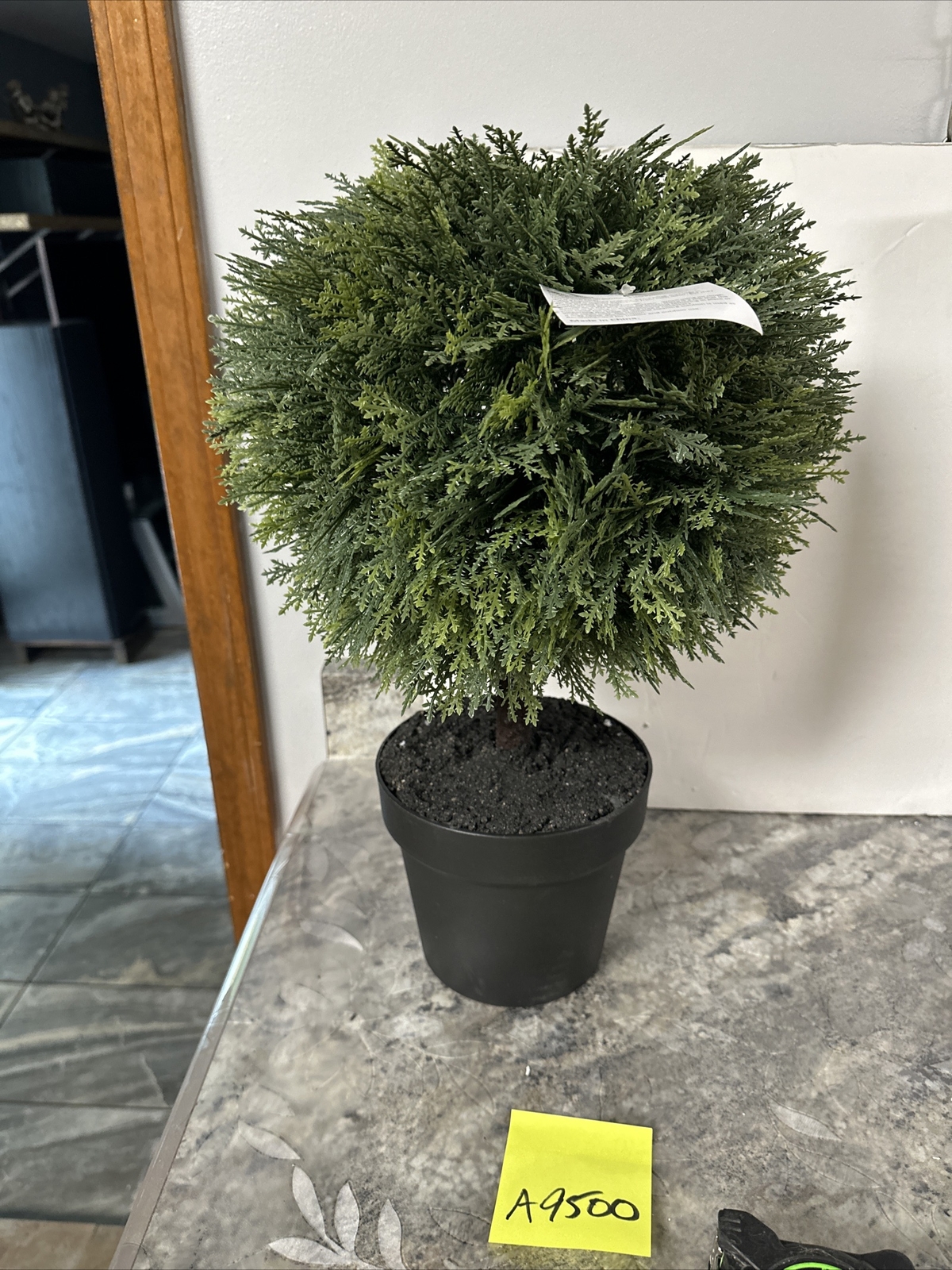 Garden Reflections 20″ Tall Faux Cypress Bush Tree 12” Round New Greenery