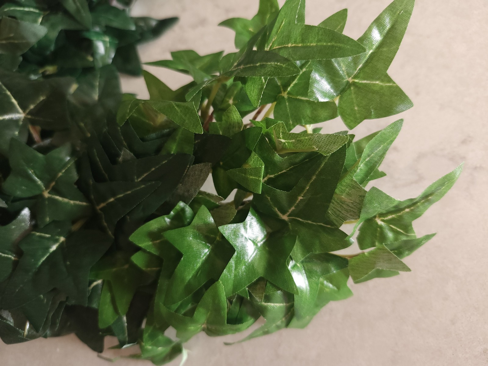 New Artificial Silk Faux Green Ivy Plant Pick Stem Bunch Approx 31″ 14″ Inches