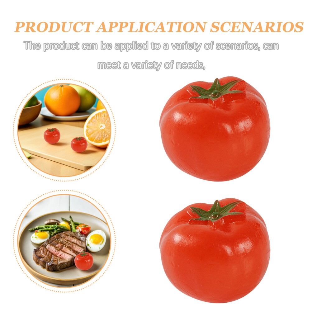 9 PCS Vegetable Model Props Artificial Fruit for Display Mini Cherry Tomato