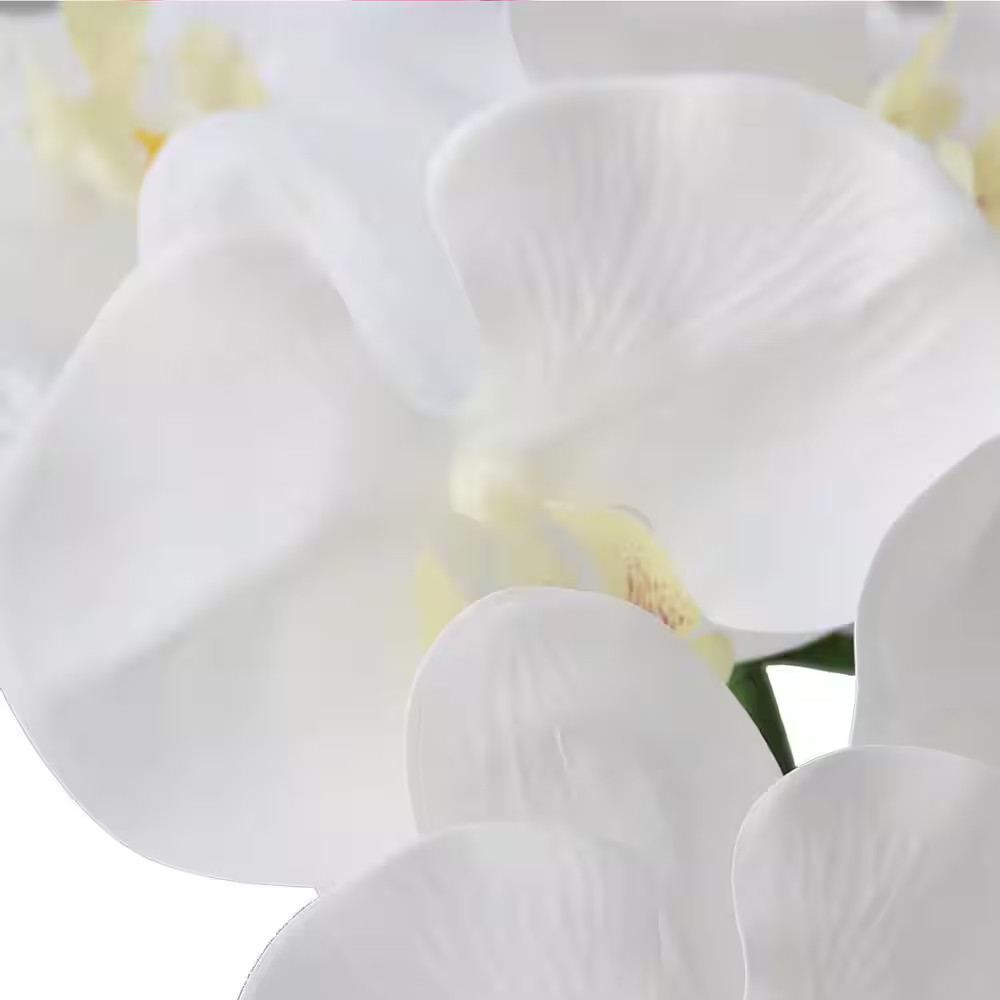 38 In. White Indoor Artificial Orchid Flower