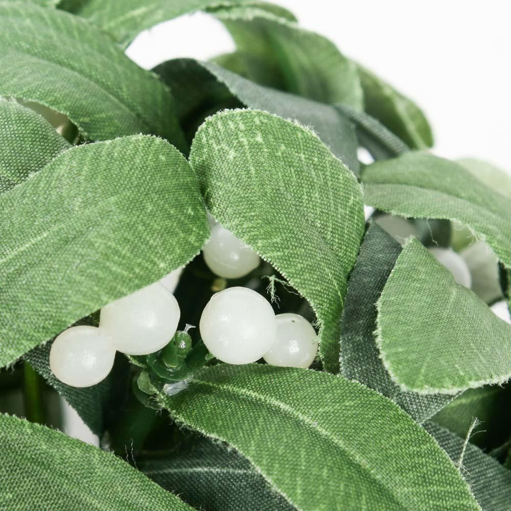 Artificial Hanging Faux Mistletoe Kissing Ball