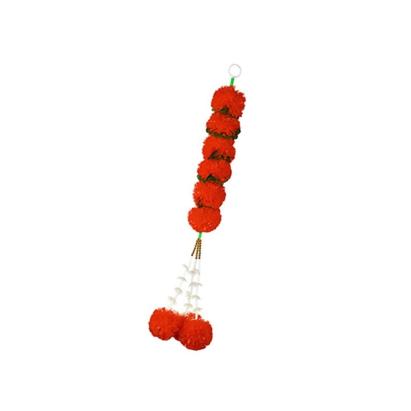 Marigold Hanging Ornament Diwali Decors Artificial Marigold Garlands for Decors