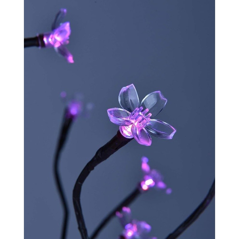 5ft Cherry Blossom Lighted Tree Color Changing Decor Indoor Outdoor Party New