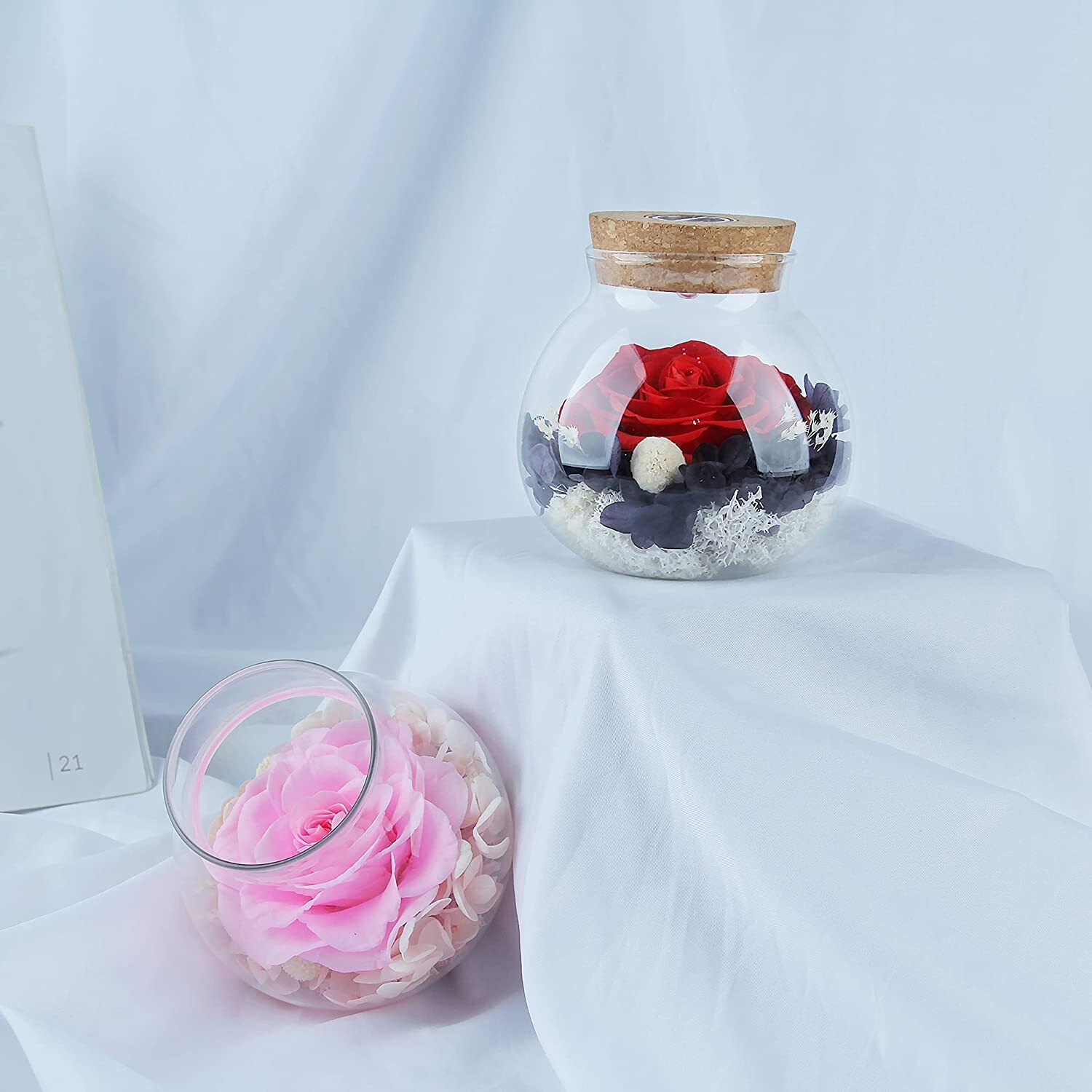 Roses LED Mood Light Eternal Flower Gift Best Present for Mother’s Day Birthday 