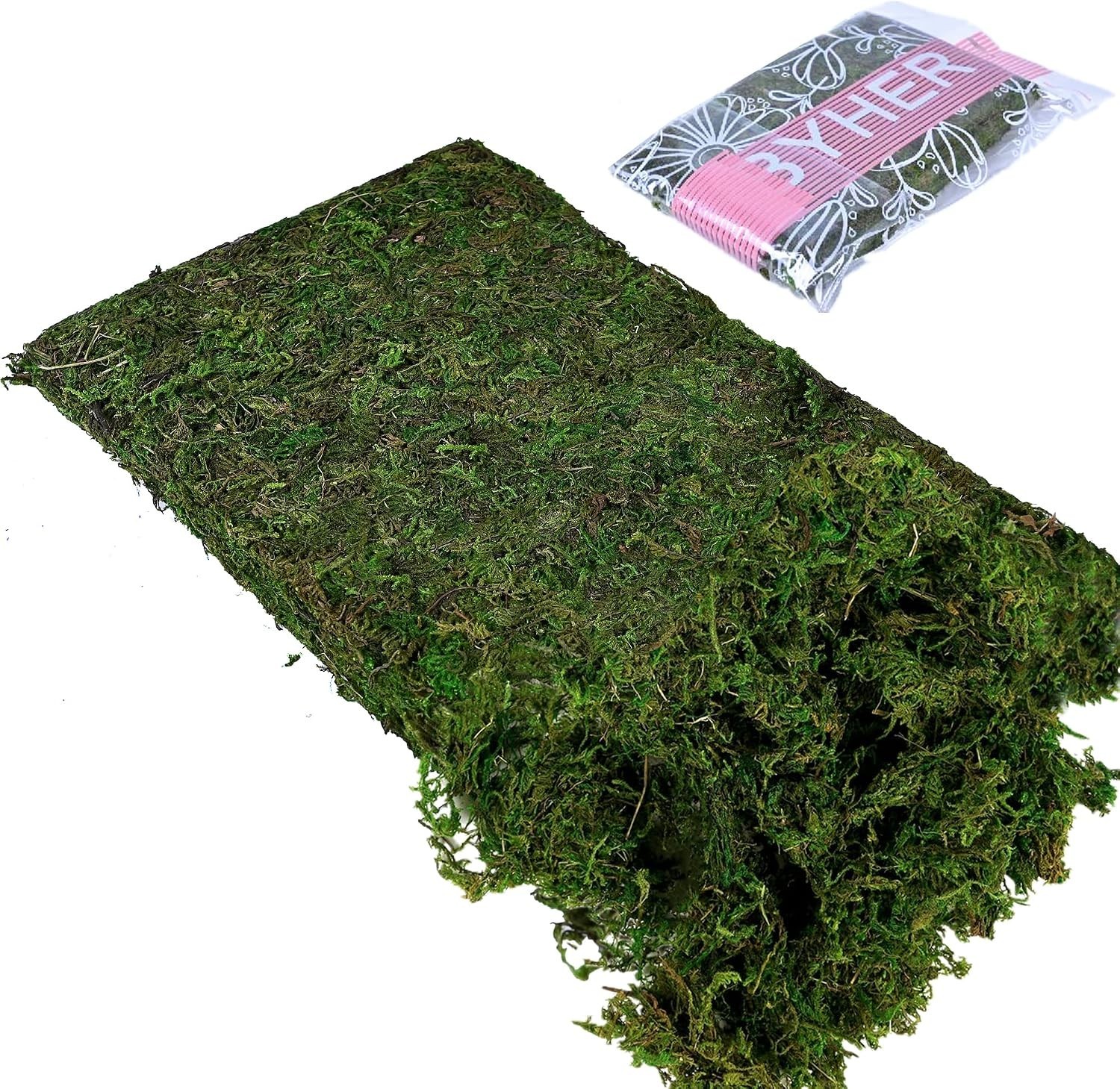 Artificial Moss Fake Green Grass for Centerpieces Home Kitchen Garden Decor 3…