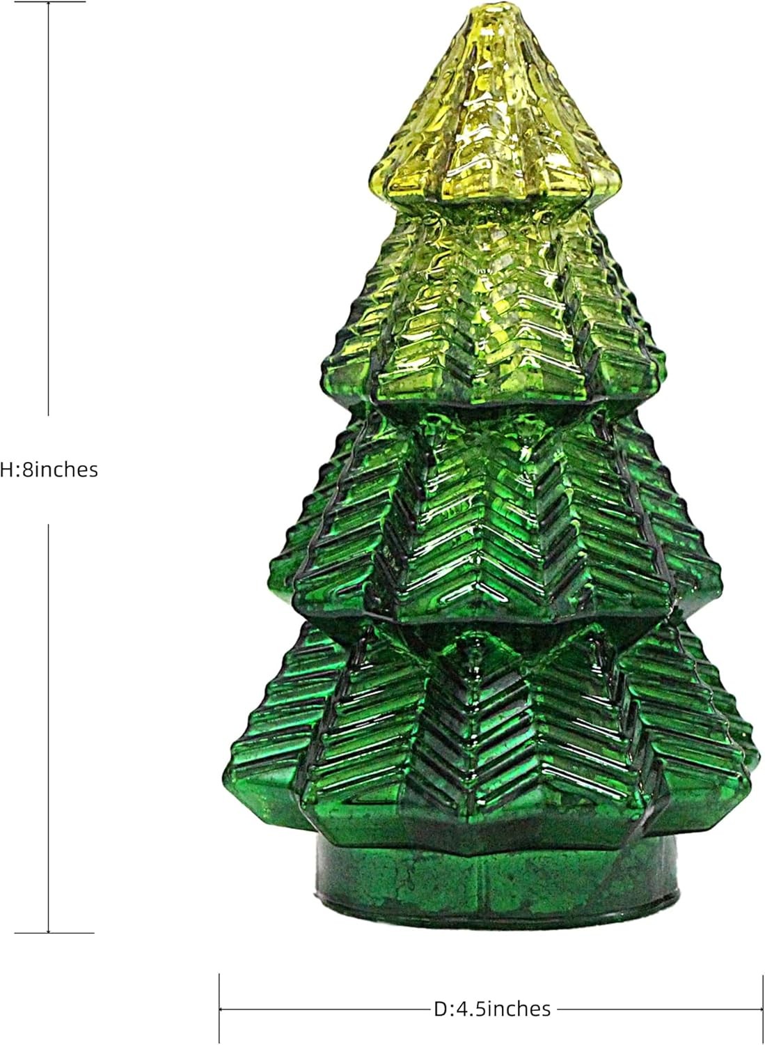 Christmas decor lamp,Mercury Glass Christmas Tree Lights,Lighted Swirling Col…
