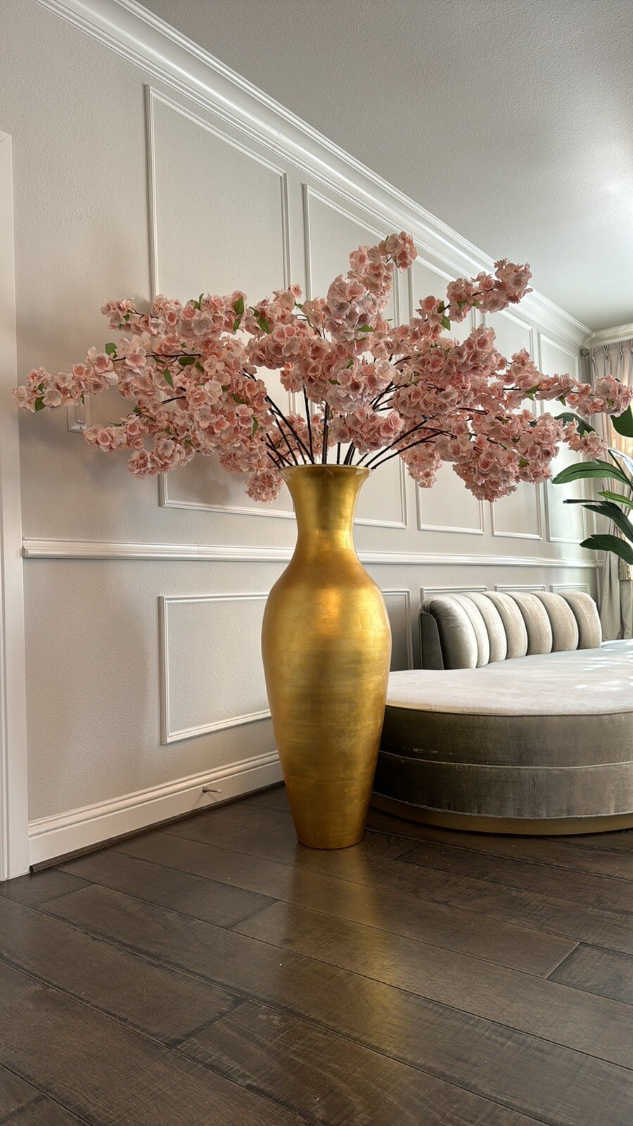 NWT EXTRA LONG CHERRY BLOSSOM STEM EXTRA FULL Faux Flower