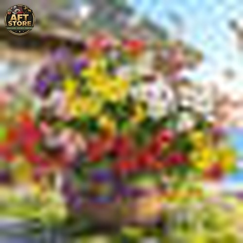 Primrue 24 Bundles Artificial Flowers for Outdoor Decoration