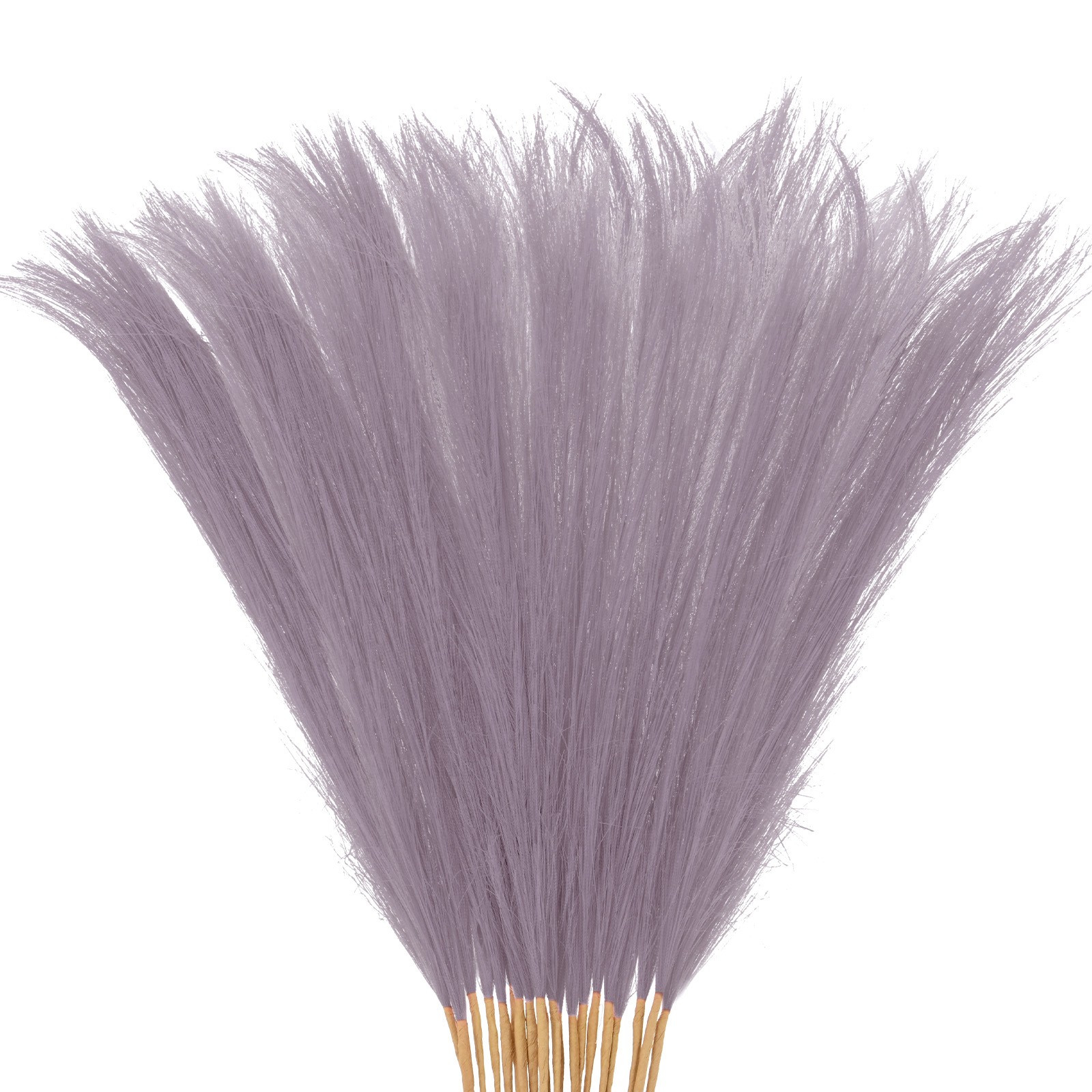 20-Pack Faux Pampas Grass 21.7 Inch for Home Decor/Wedding [Purple]