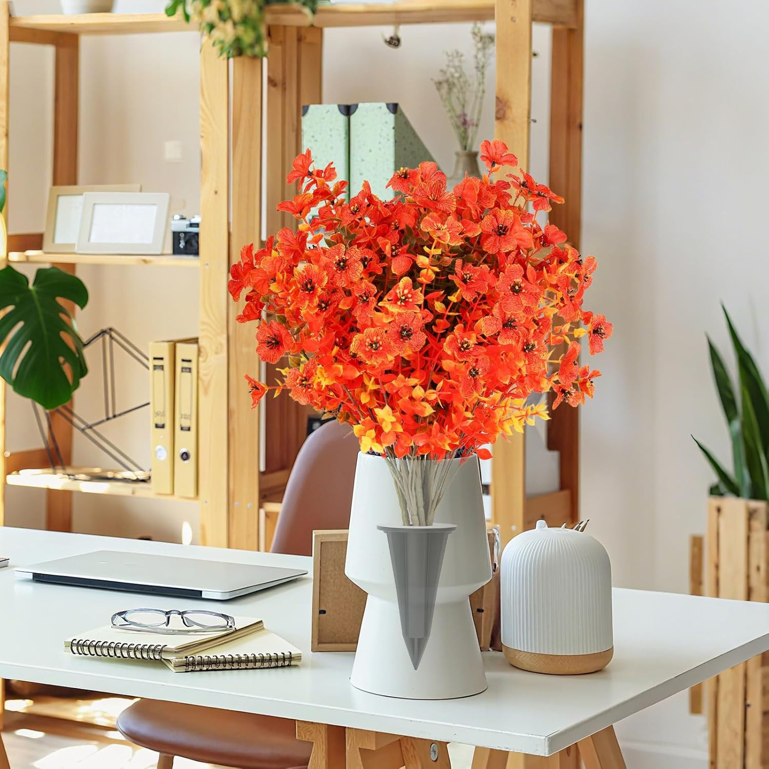 Artificial Flowers Holder for Outdoors and Indoor, 6 PCS Floral Ground Spike for
