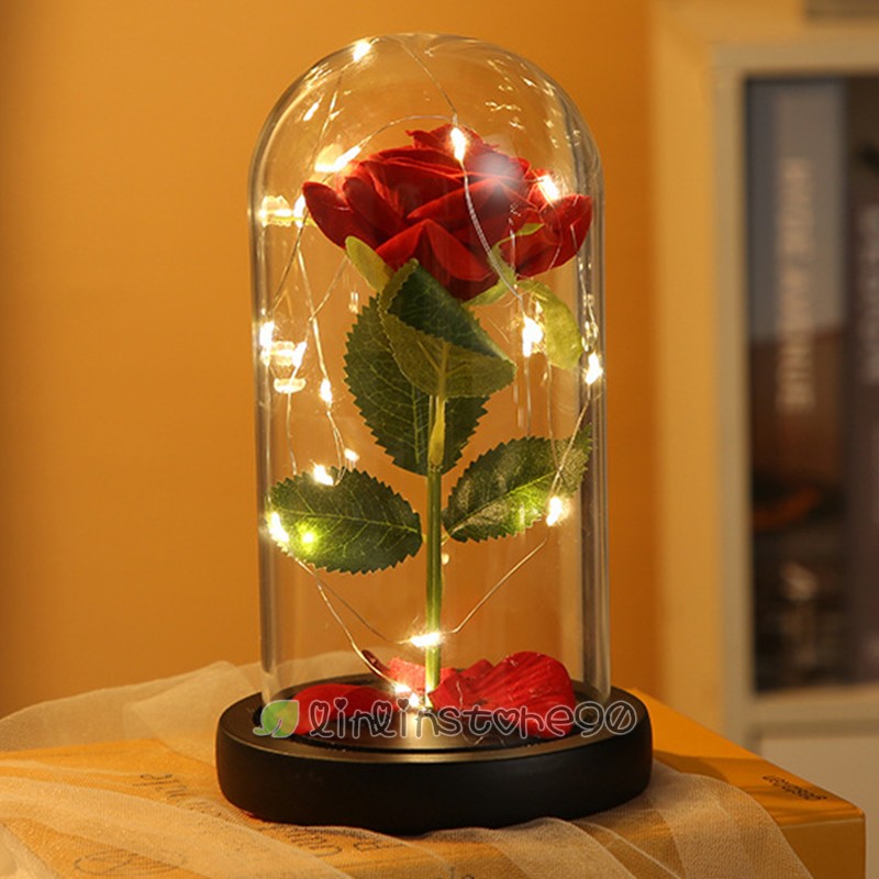 Christmas Gift for Women Mom Wife -LED Rose Flower for Women Birthday Valentines