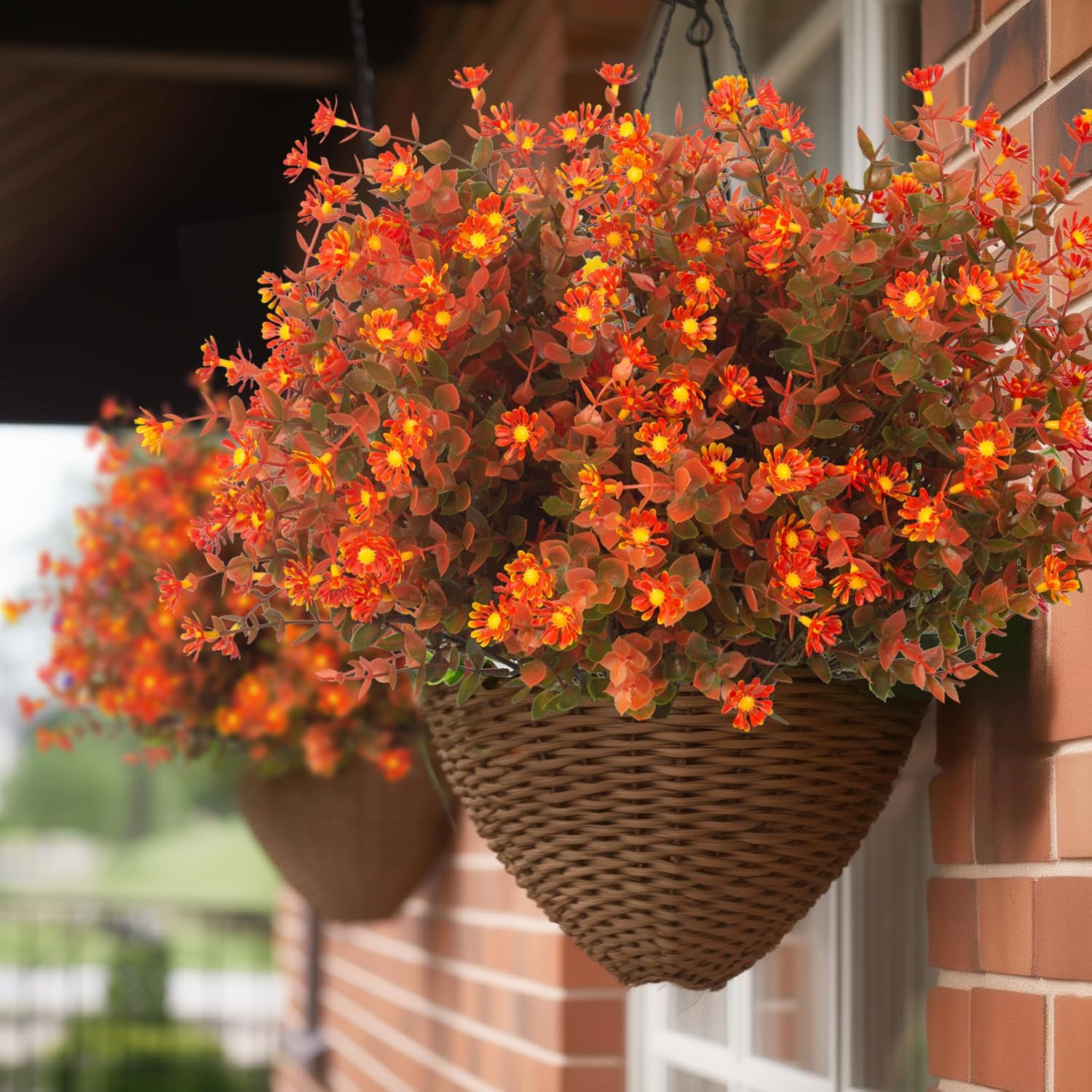 12 Bundles Faux Fall Flowers – No Fade Autumn Decor for Home & Events