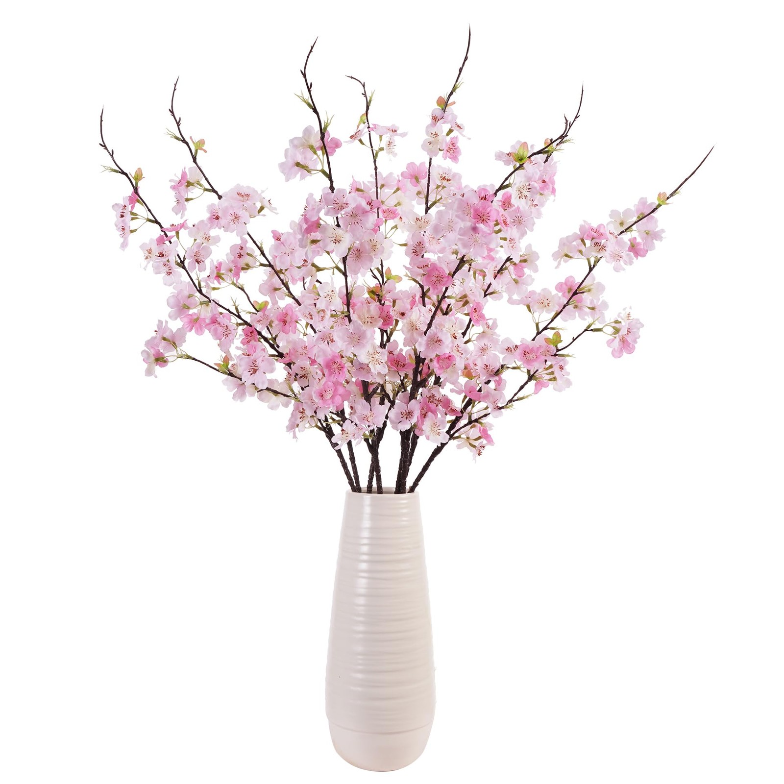 ENALGRE Artificial Cherry Blossom Branches 27.6In Silk Cherry Blossom Branche…