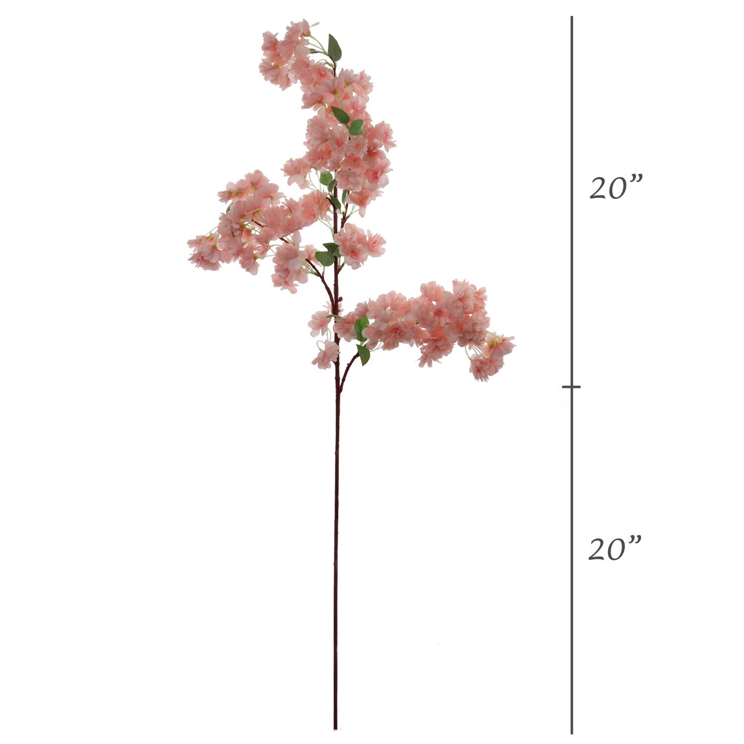 3 Light Pink Cherry Blossom Sprays: 30″ – Spring Events, Weddings, D?cor
