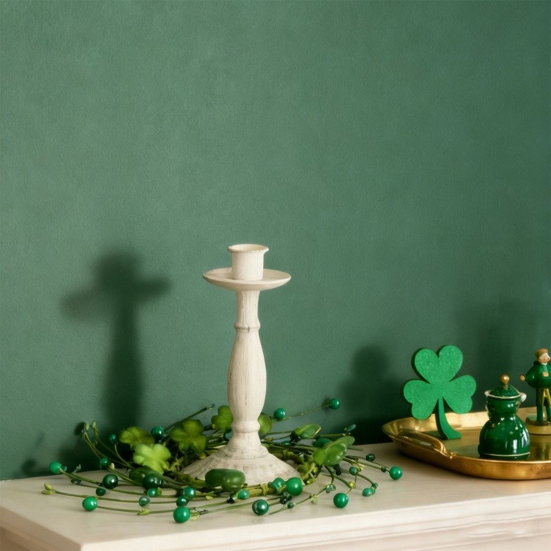 Green Faux Flower Florals Branch Perfect For Seasonal Themed Decorating
