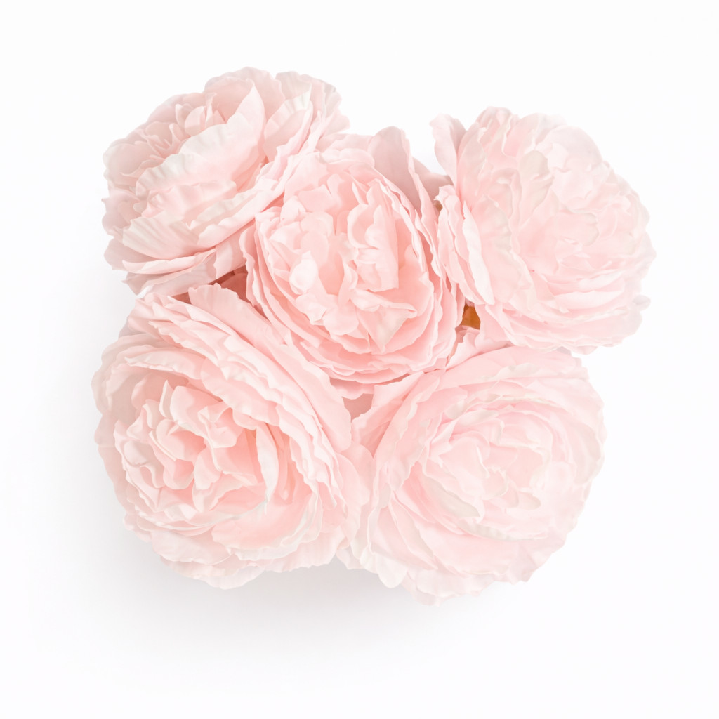 Pink Peony Custom Tag Mason Jar Arrangement Baby Shower Centerpiece Home Decor