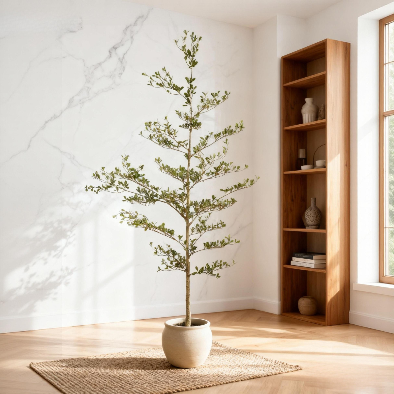 7FT Artificial Black Olive Tree Realistic Tall Elegant Fake Plant for Home Decor