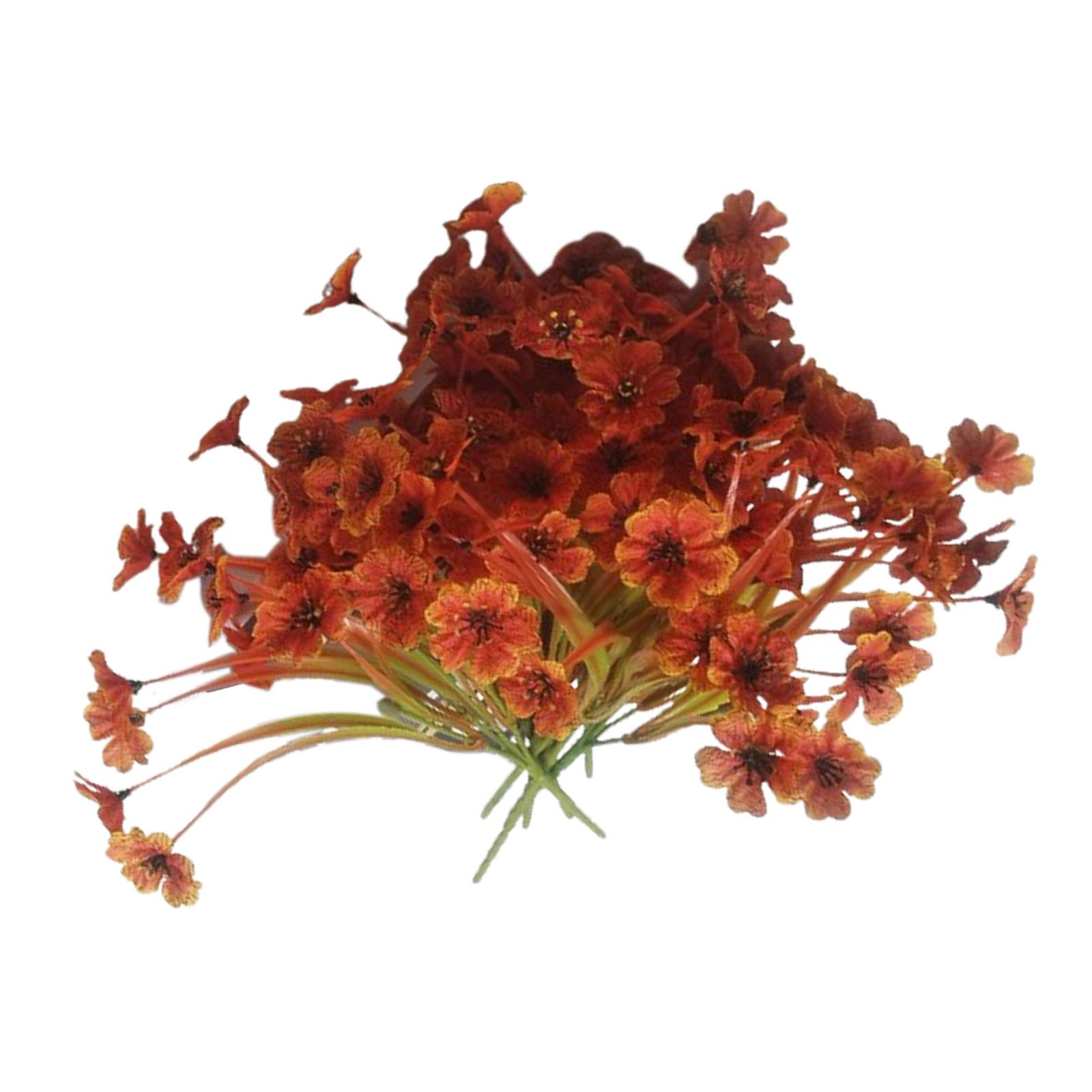 ↑10pcs Artificial Fall Flowers Real Looking Vibrant Colors No Fade Fall Fake