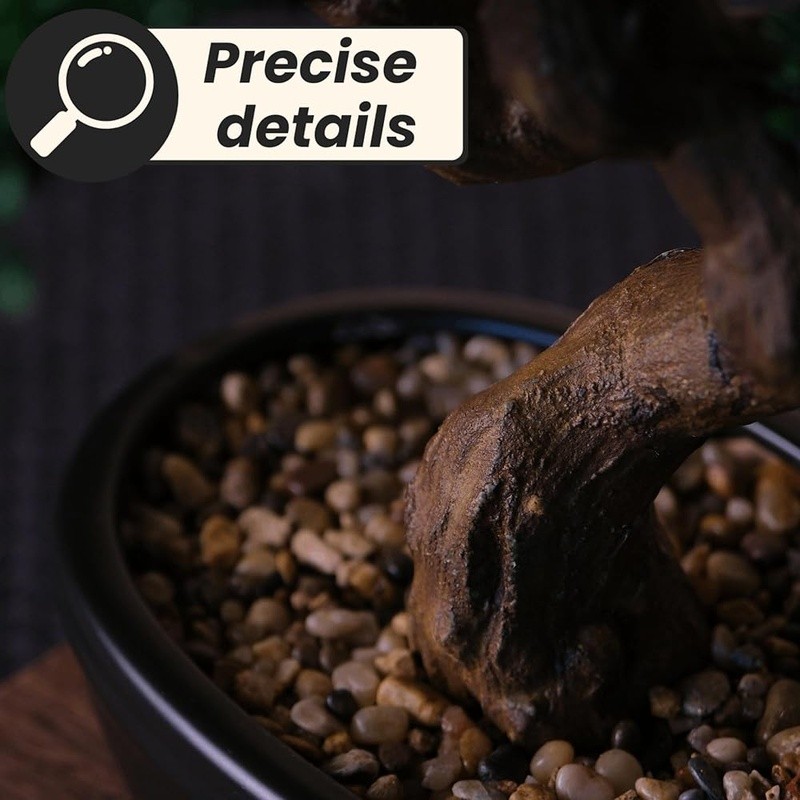 Lifelike Fake Bonsai Tree Natural Look No Maintenance Home Office Décor Gift New