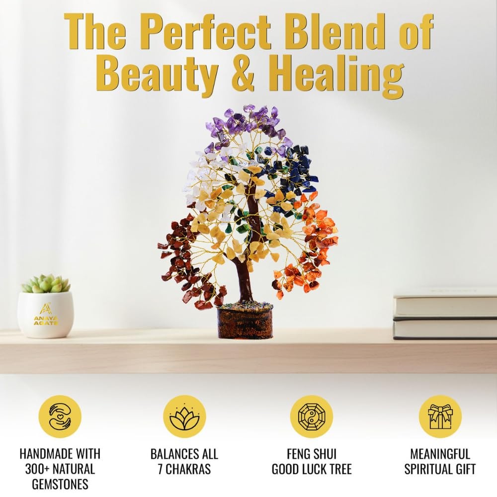 7 Chakra Crystal Tree of Life – Handmade Healing Crystals and Crystals and He…