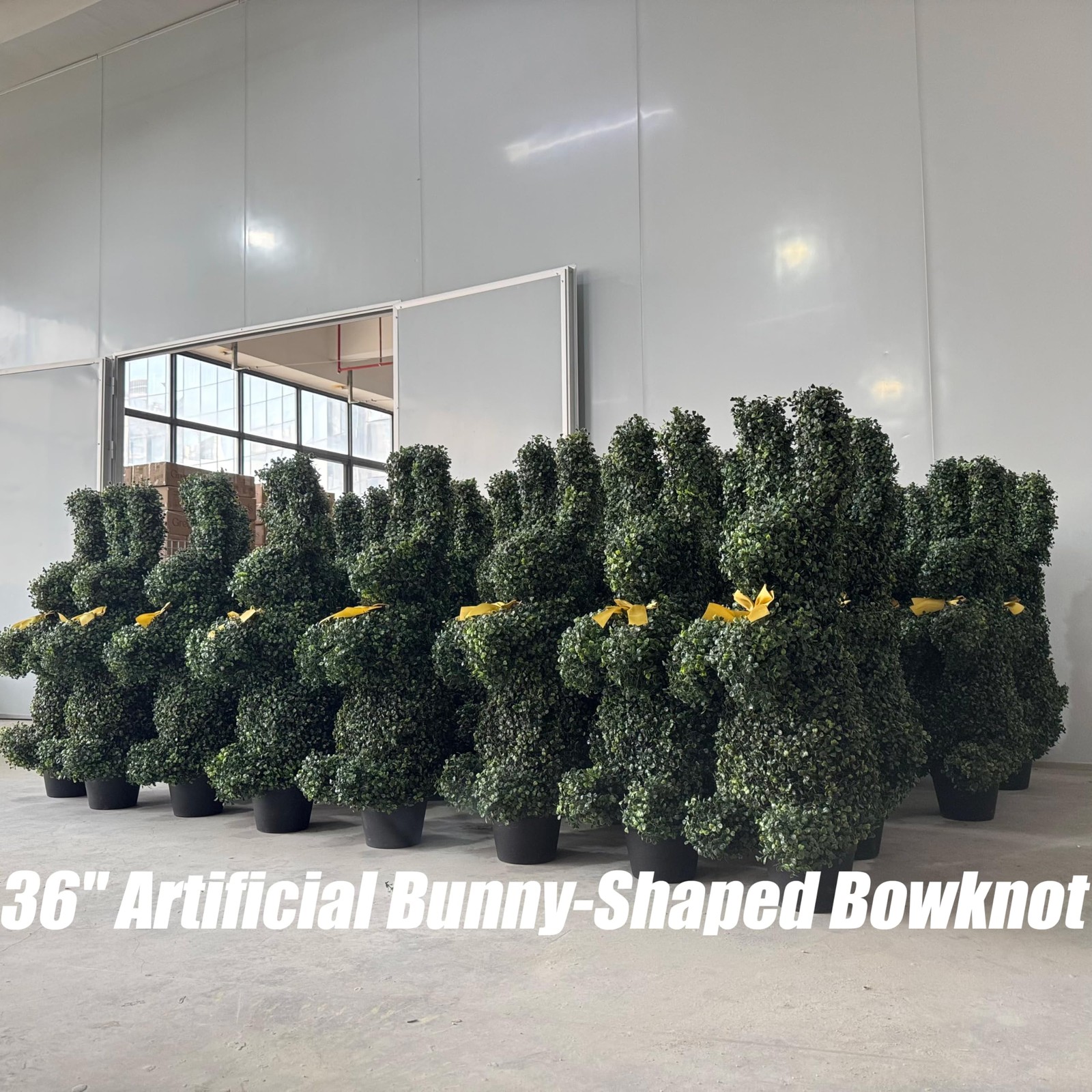 Easter Bunny Topiary BLONYUVC Bunny-Shaped Topiary Ball 36” Artificial Tree …