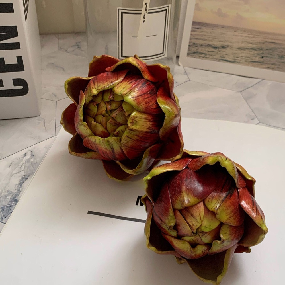 10.5 cm Tall Artificial Artichoke for Wedding Centerpiece For Kitchen Use